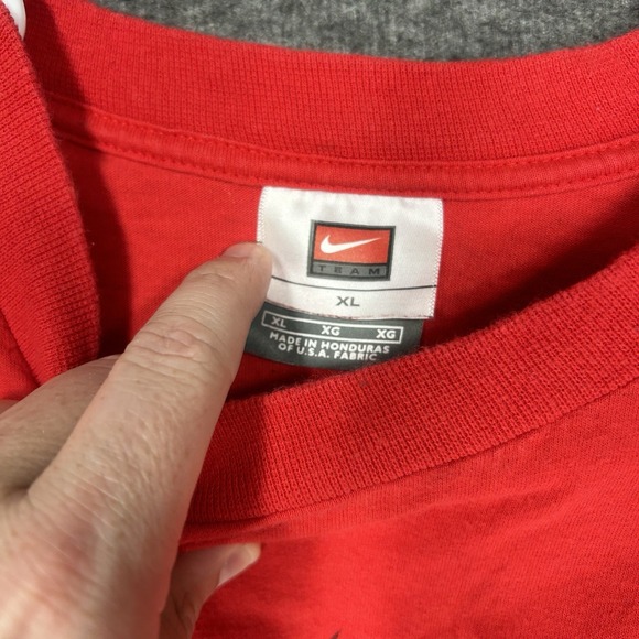 VTG University of Georgia Bulldogs Shirt Mens L Long Sleeve center swoosh Y2K - Picture 9 of 14